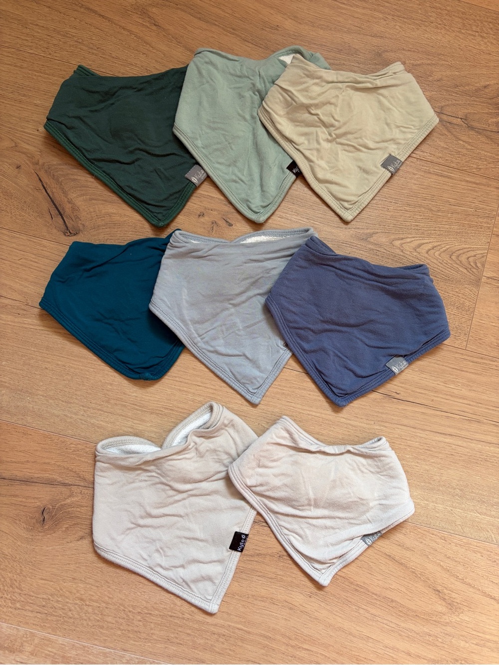 Assortment of Kyte baby bandana bibs
